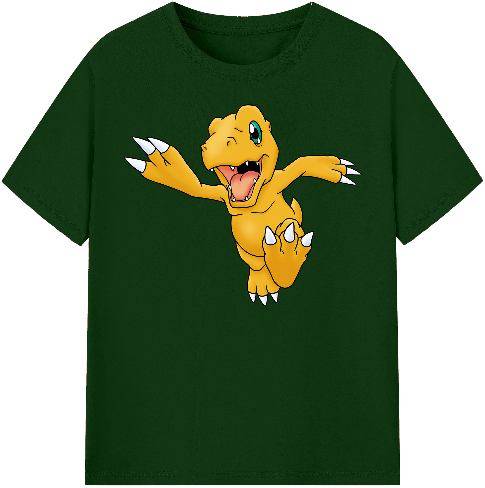 （画像用） Digimon デジタルモンスター/デジモン 綿100％半袖Tシャツ（フロントプリント）